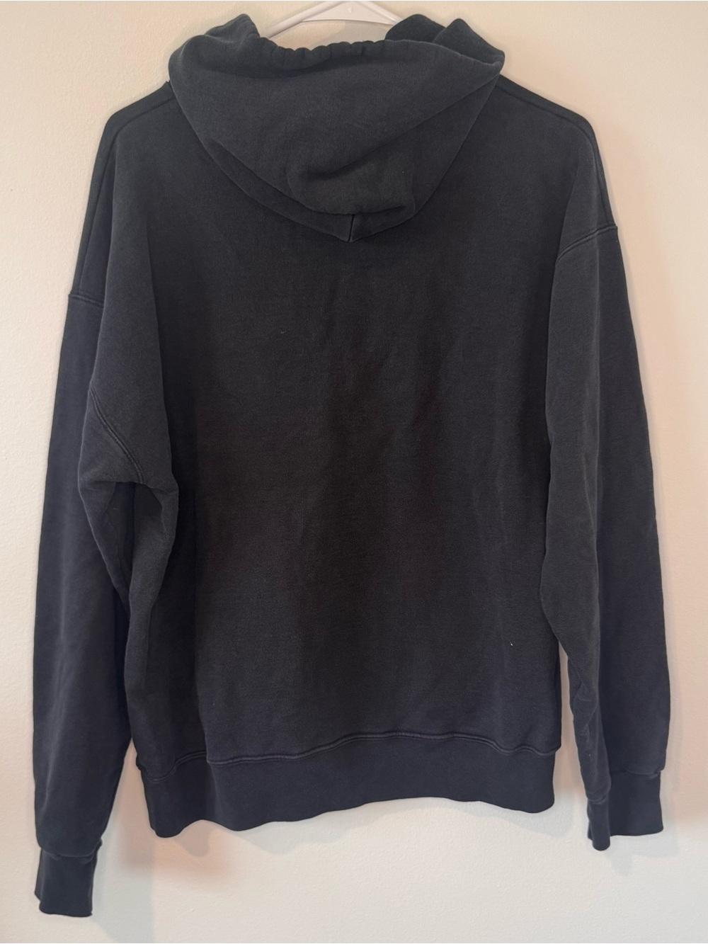 Thrasher Magazine Flame Logo Hoodie Men’s Medium Black Skateboarding Pullover - Picture 7 of 8